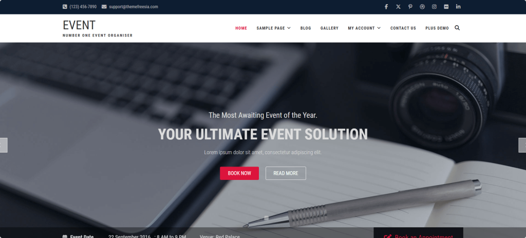 Event, Best Event WordPress Themes, Themeshape