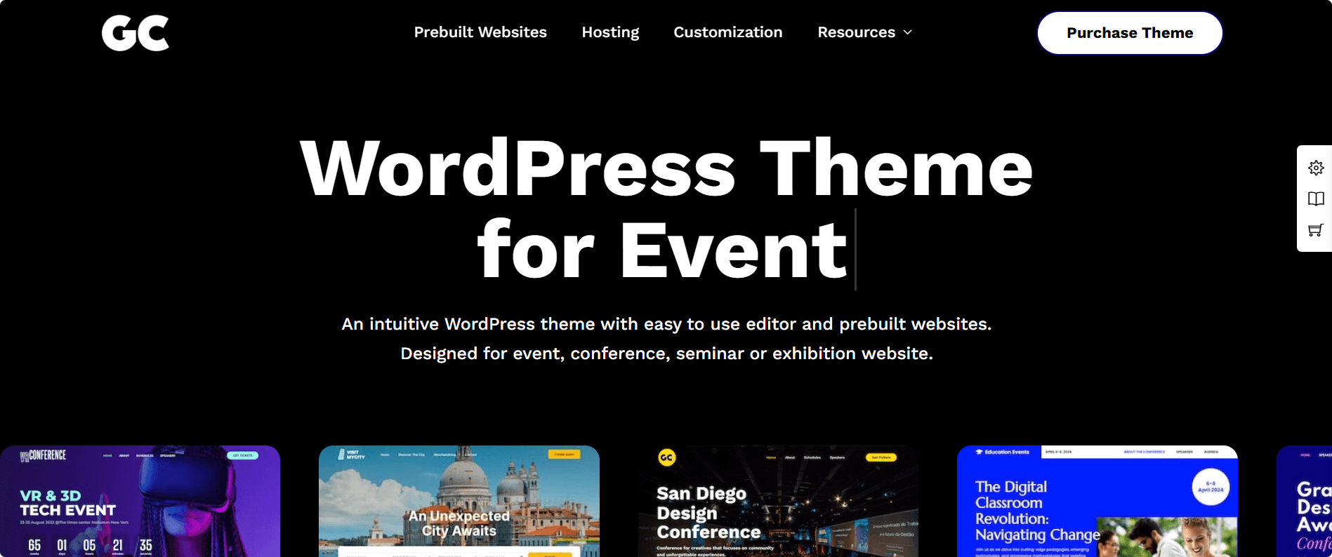 Grand Theme 11+ Best Event WordPress Themes Free and Pro 2024