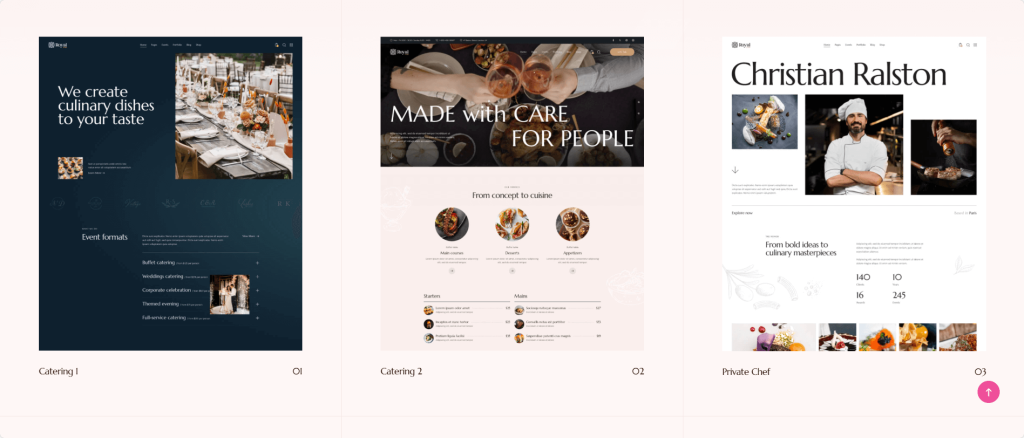 Royal Event, Catering, Wedding Chef WordPress Theme, Themeshape